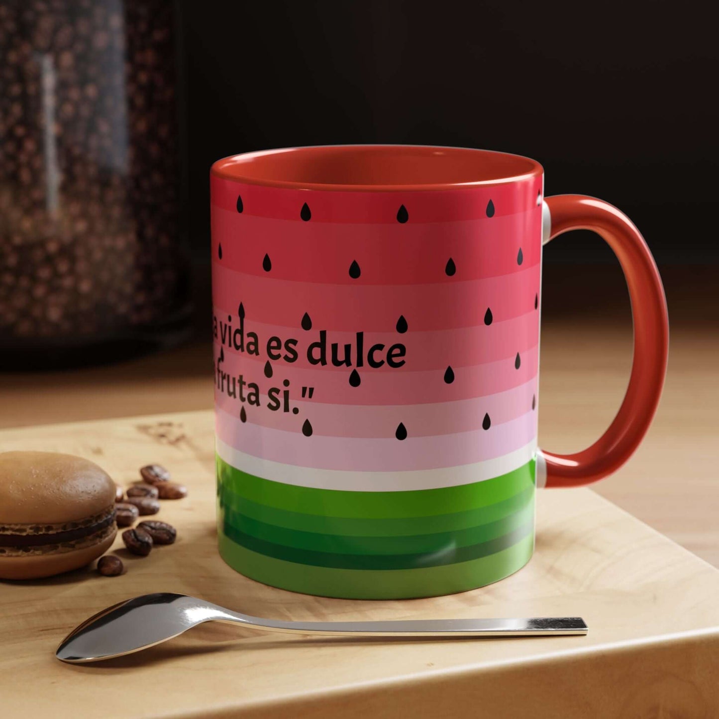 Accent Coffee Mug (11, 15oz), watermelon