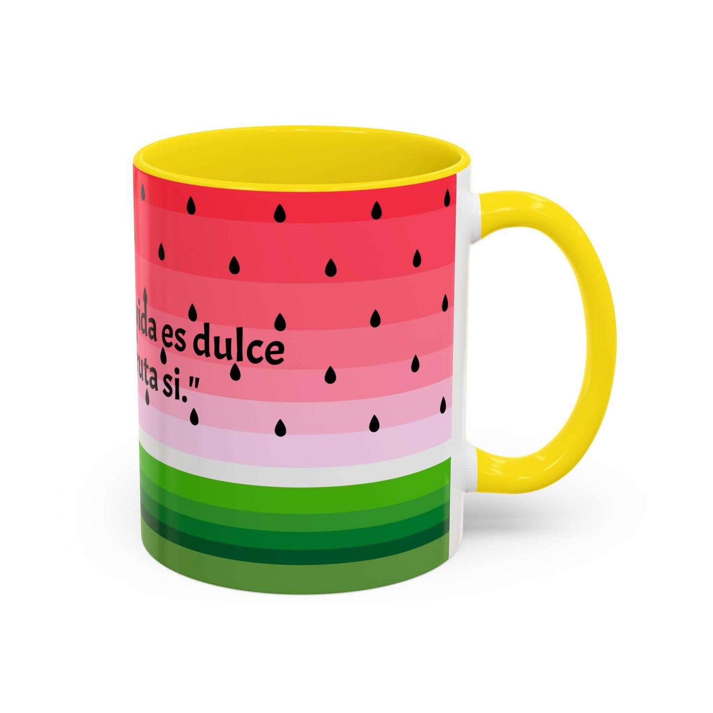 Accent Coffee Mug (11, 15oz), watermelon