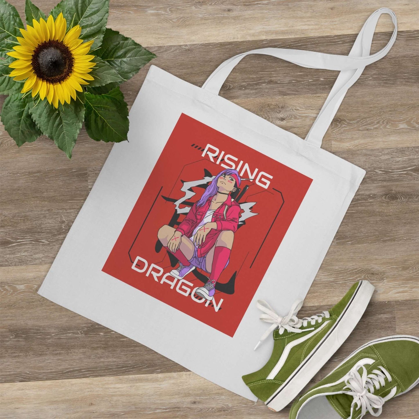 Rising Dragon Tote Bag - Stylish & Bold Design for Everyday Use