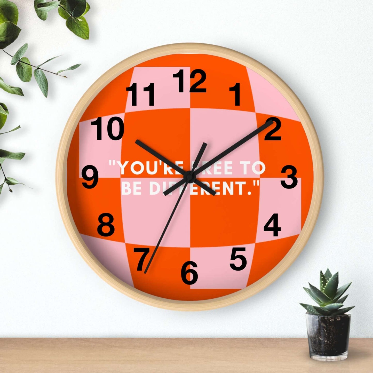 Wooden Wall Clock