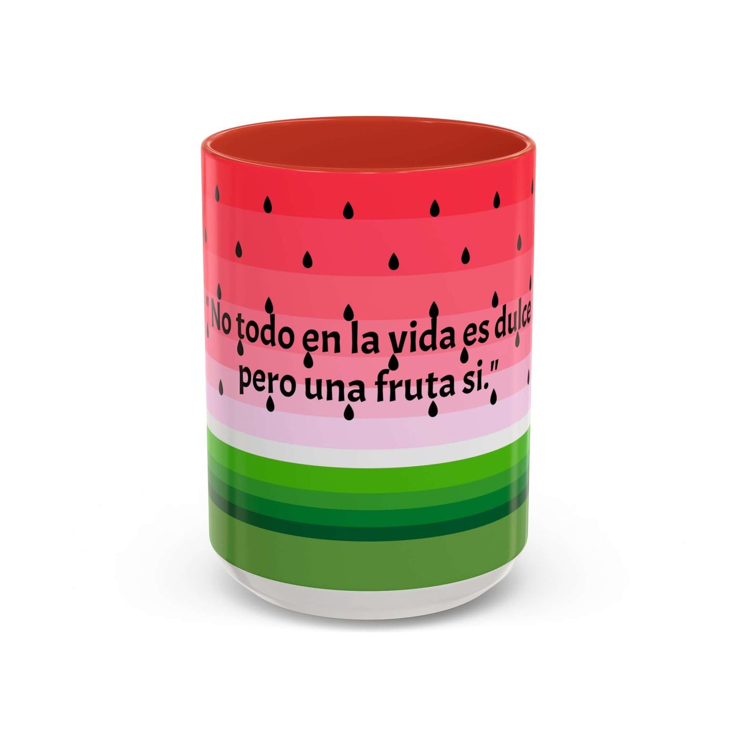 Accent Coffee Mug (11, 15oz), watermelon