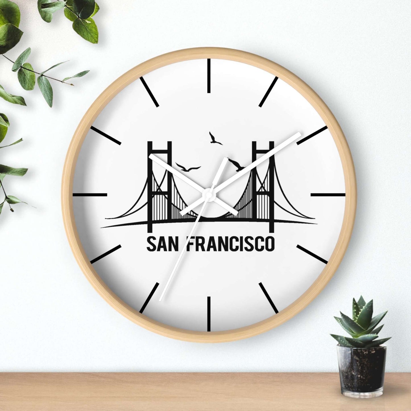 Battery-operated wall clocks