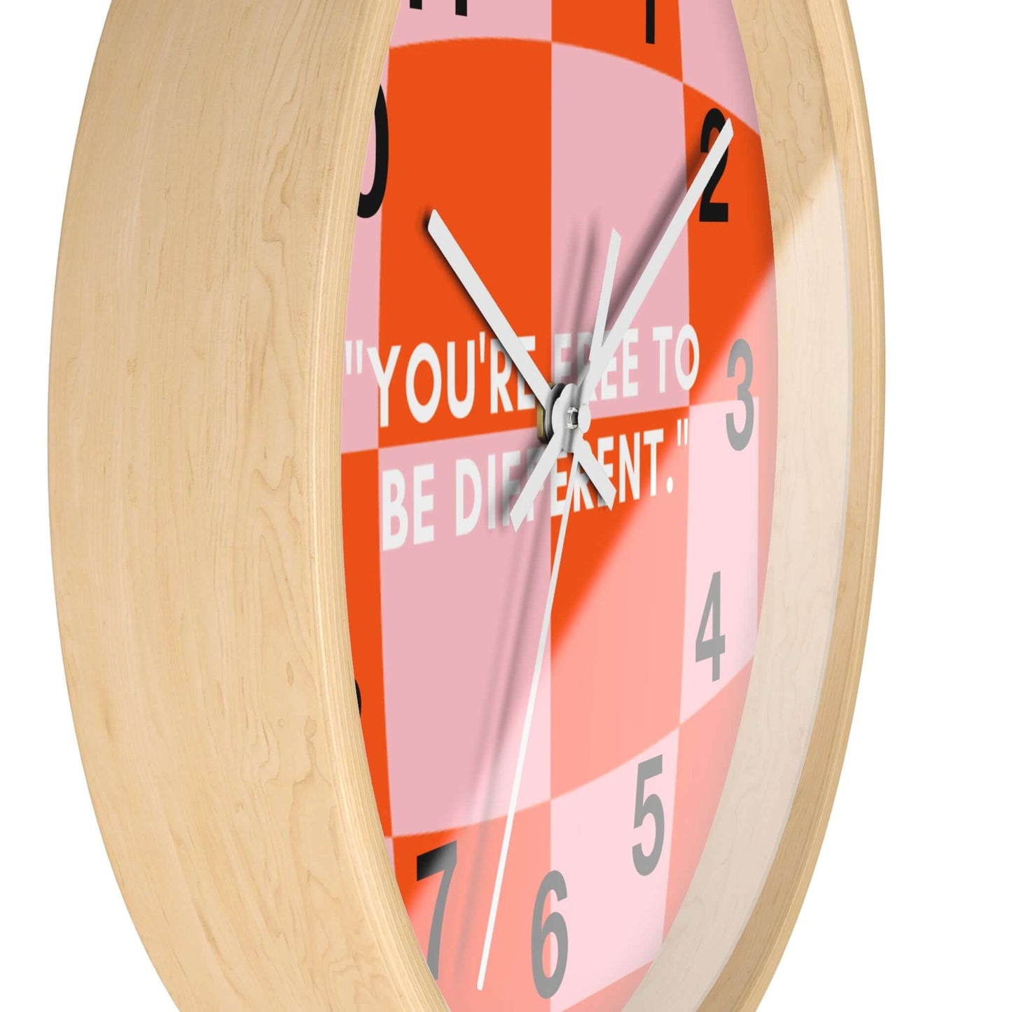 Wooden Wall Clock By Luisa Subero