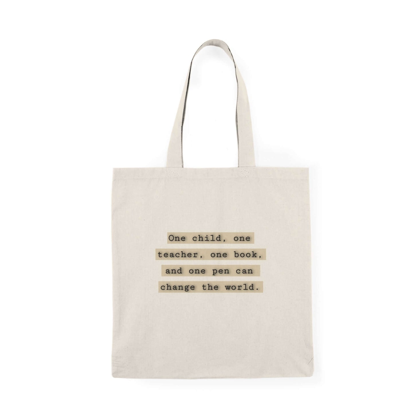 Natural Canvas Tote Bag