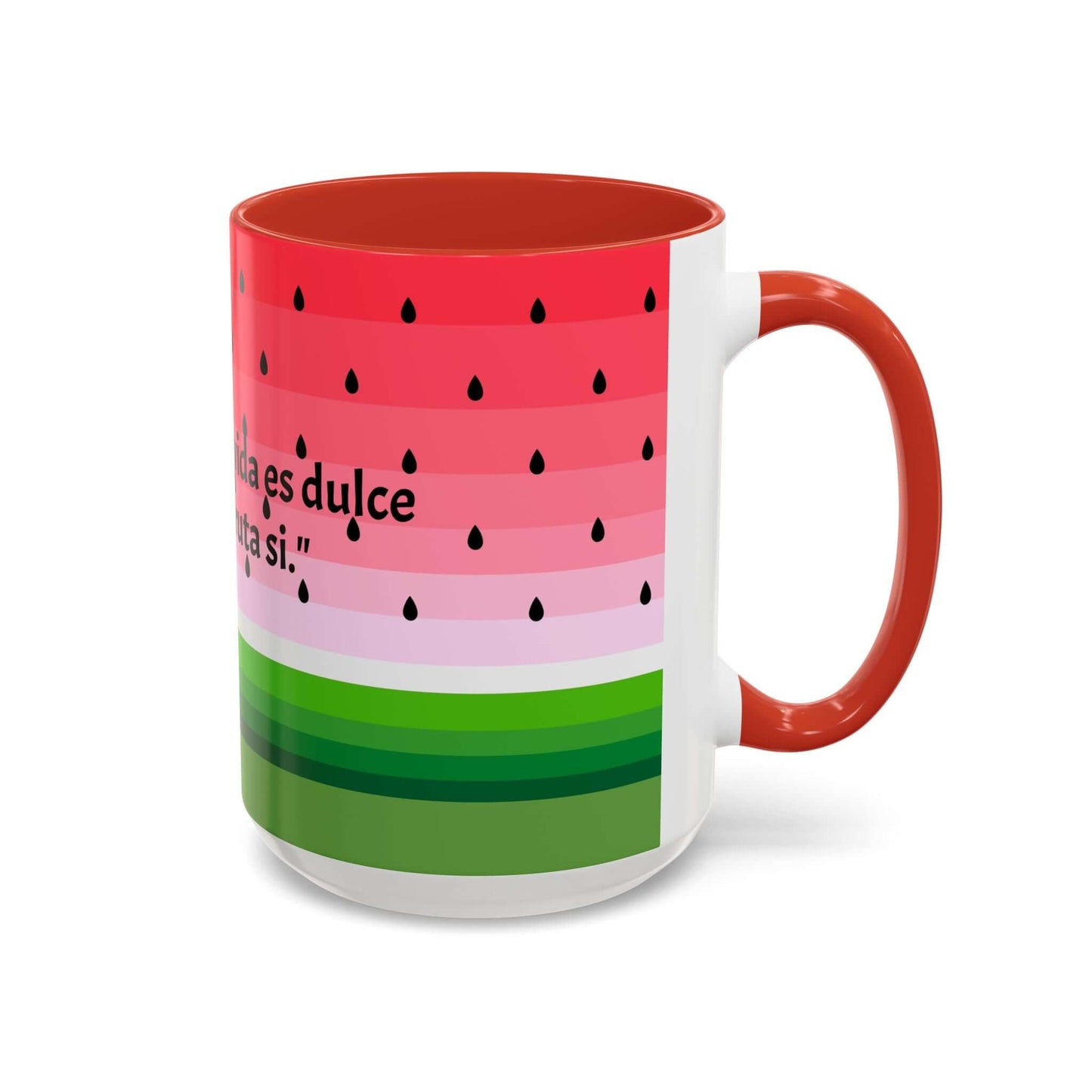 Accent Coffee Mug (11, 15oz), watermelon