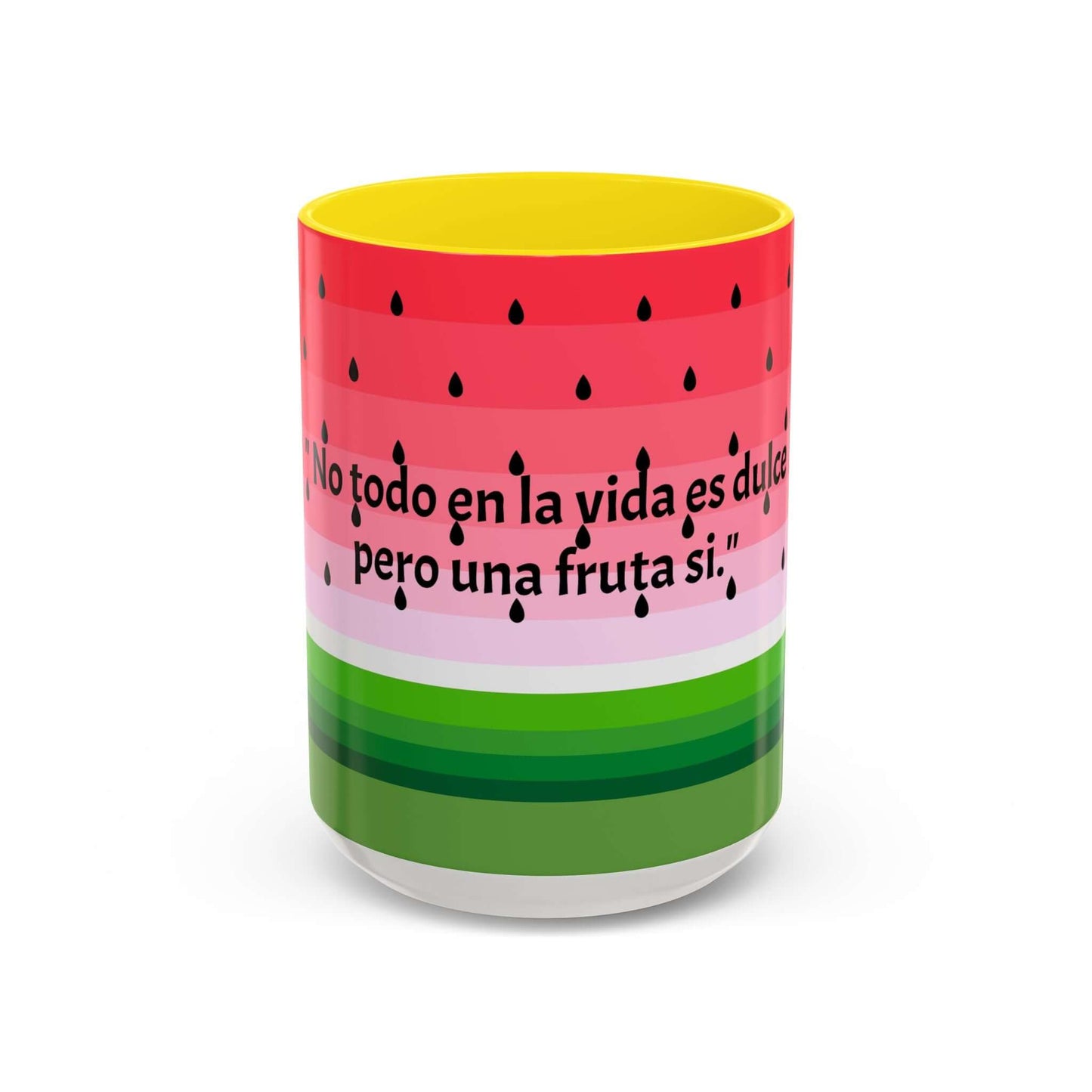 Accent Coffee Mug (11, 15oz), watermelon