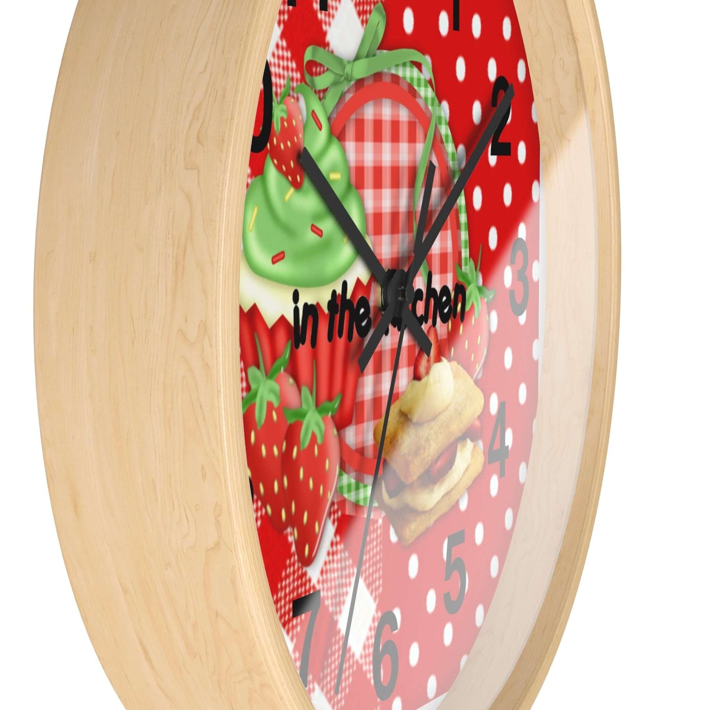 Food Design Wall Clock