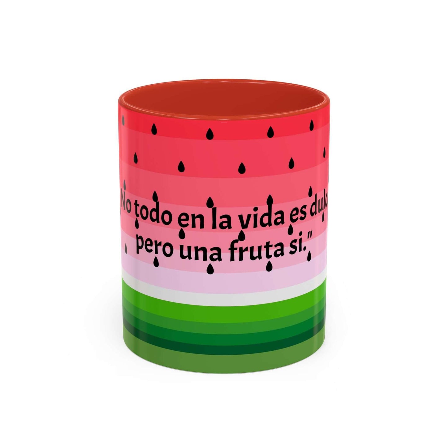 Accent Coffee Mug (11, 15oz), watermelon