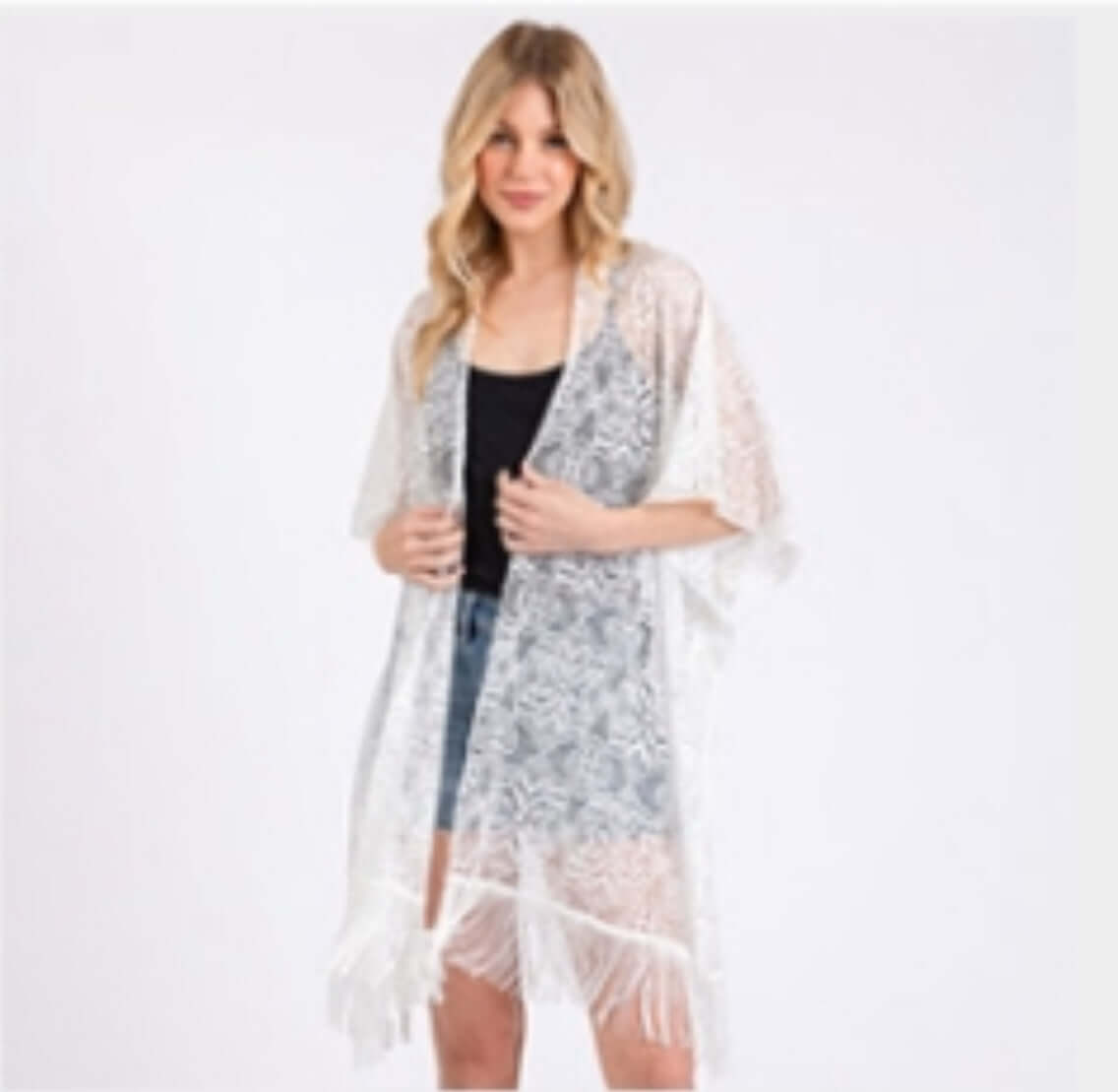 Summer White Kimono