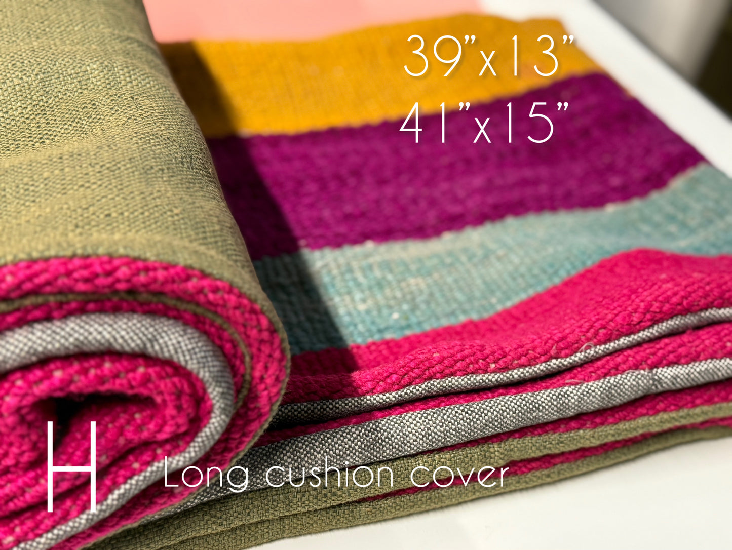 Long cushion cover