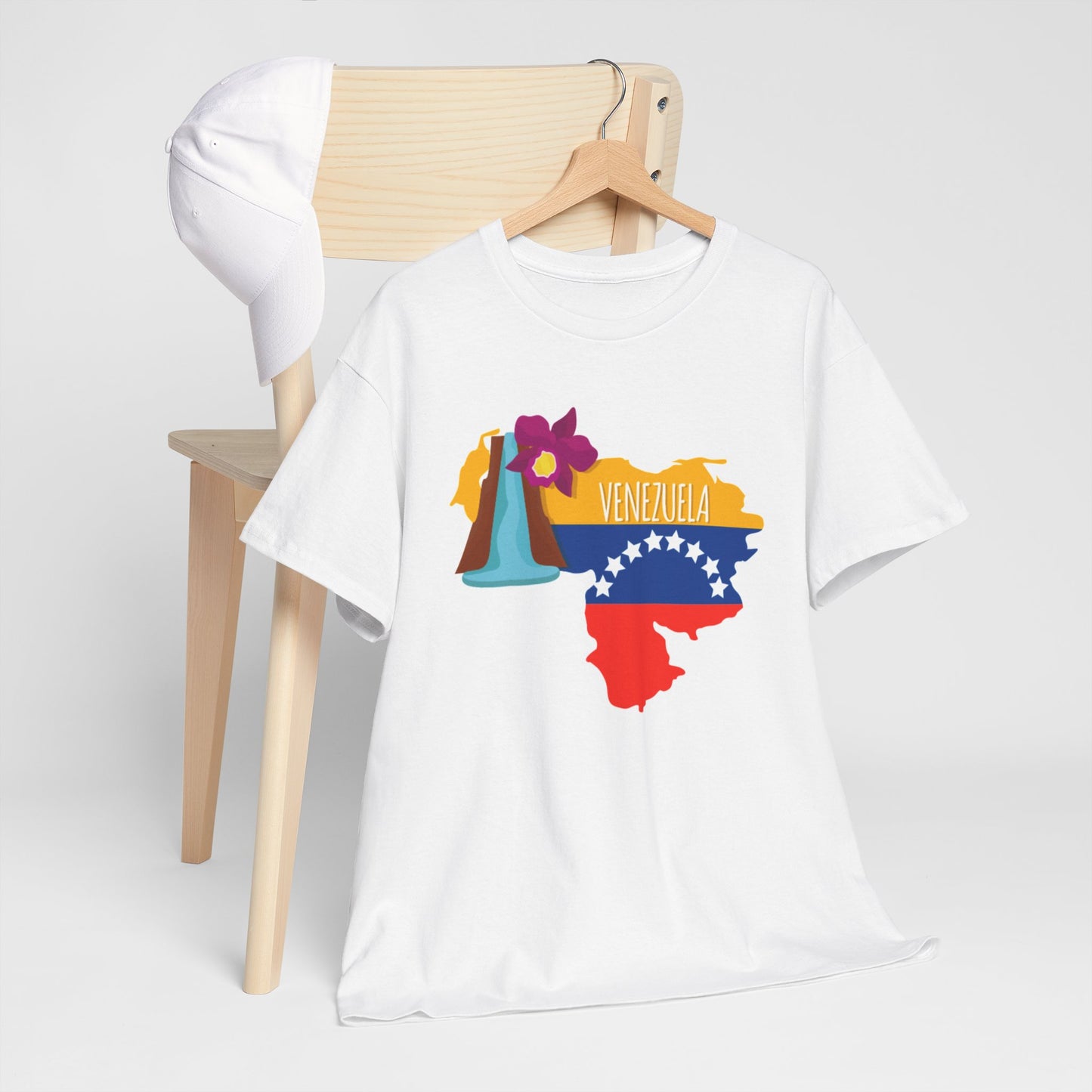 Unisex Heavy Cotton Tee, mapa de Venezuela