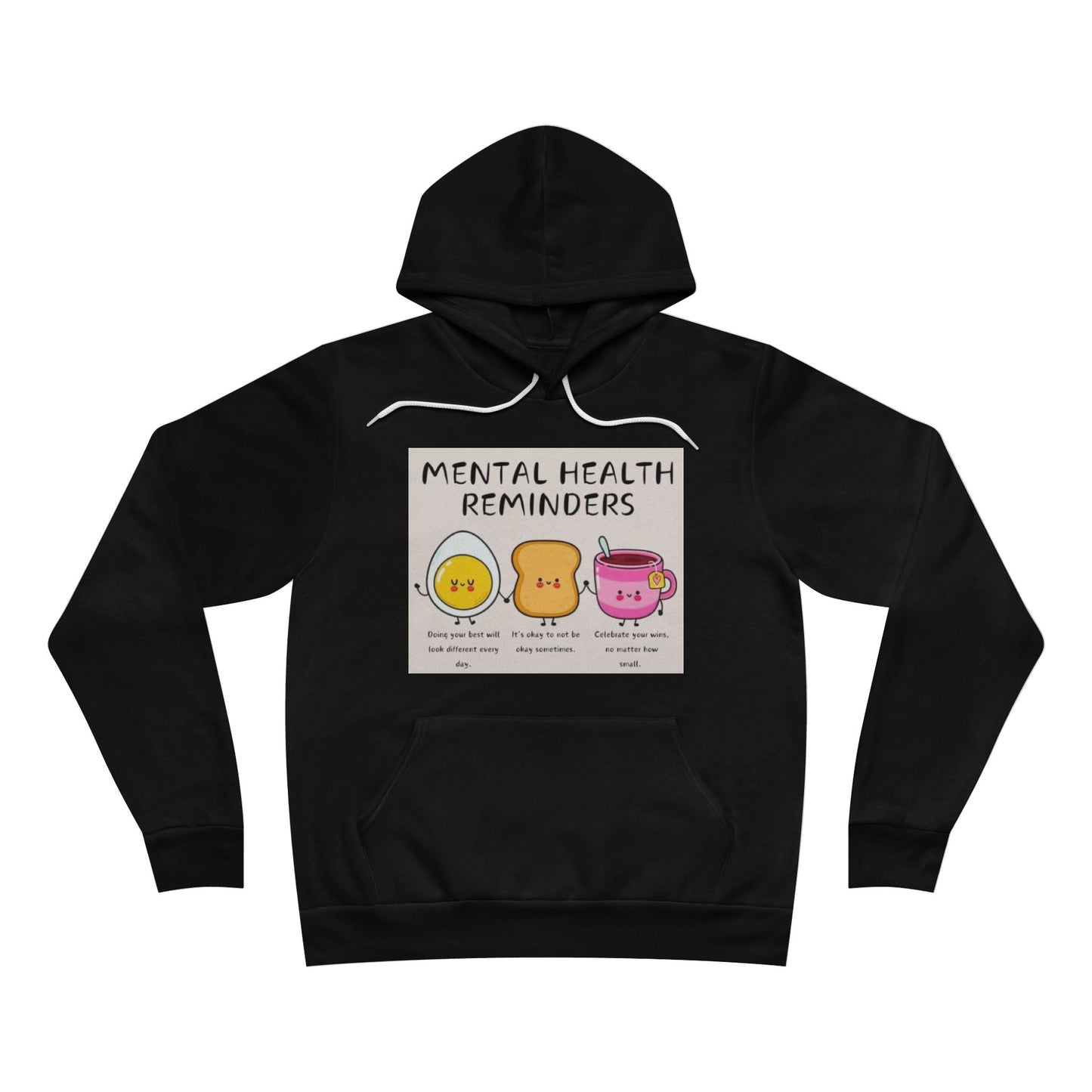 Black pullover hoodie