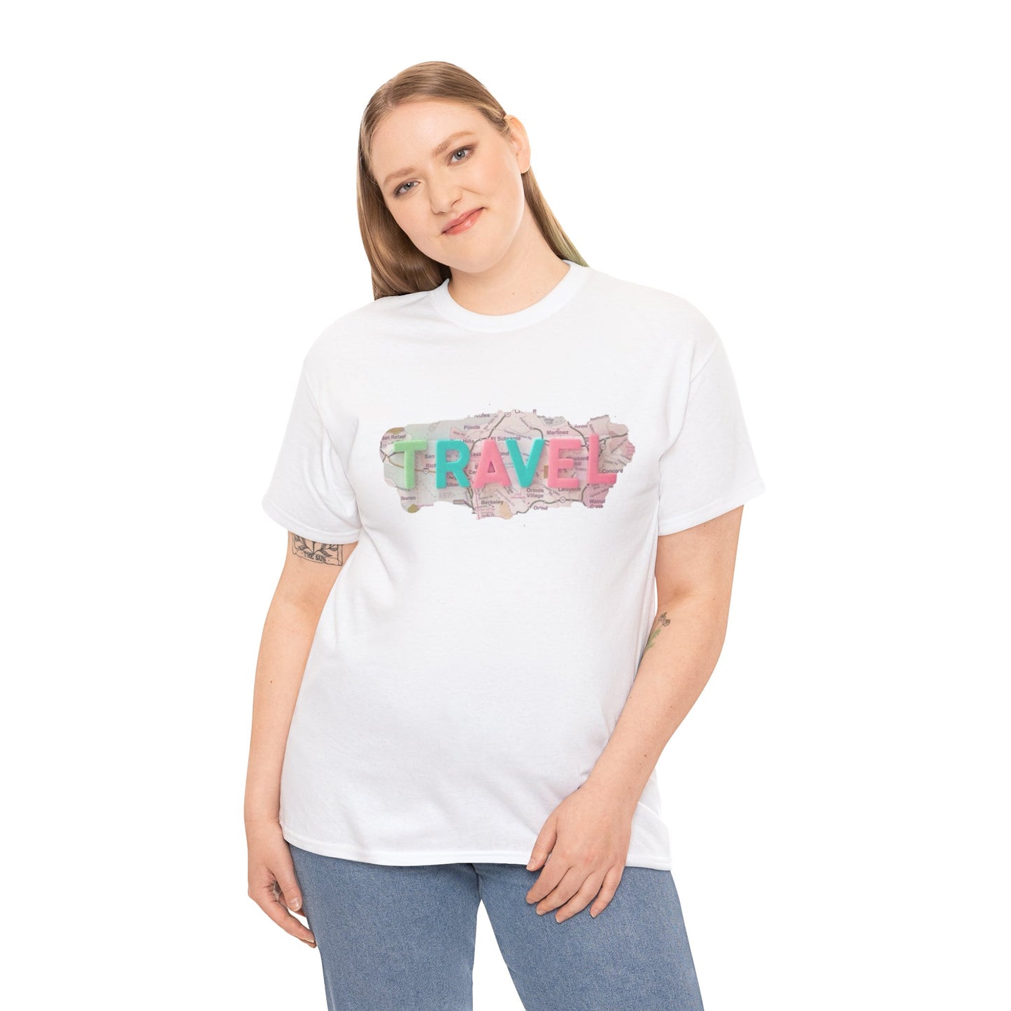 Unisex Heavy Cotton Tee, Travel