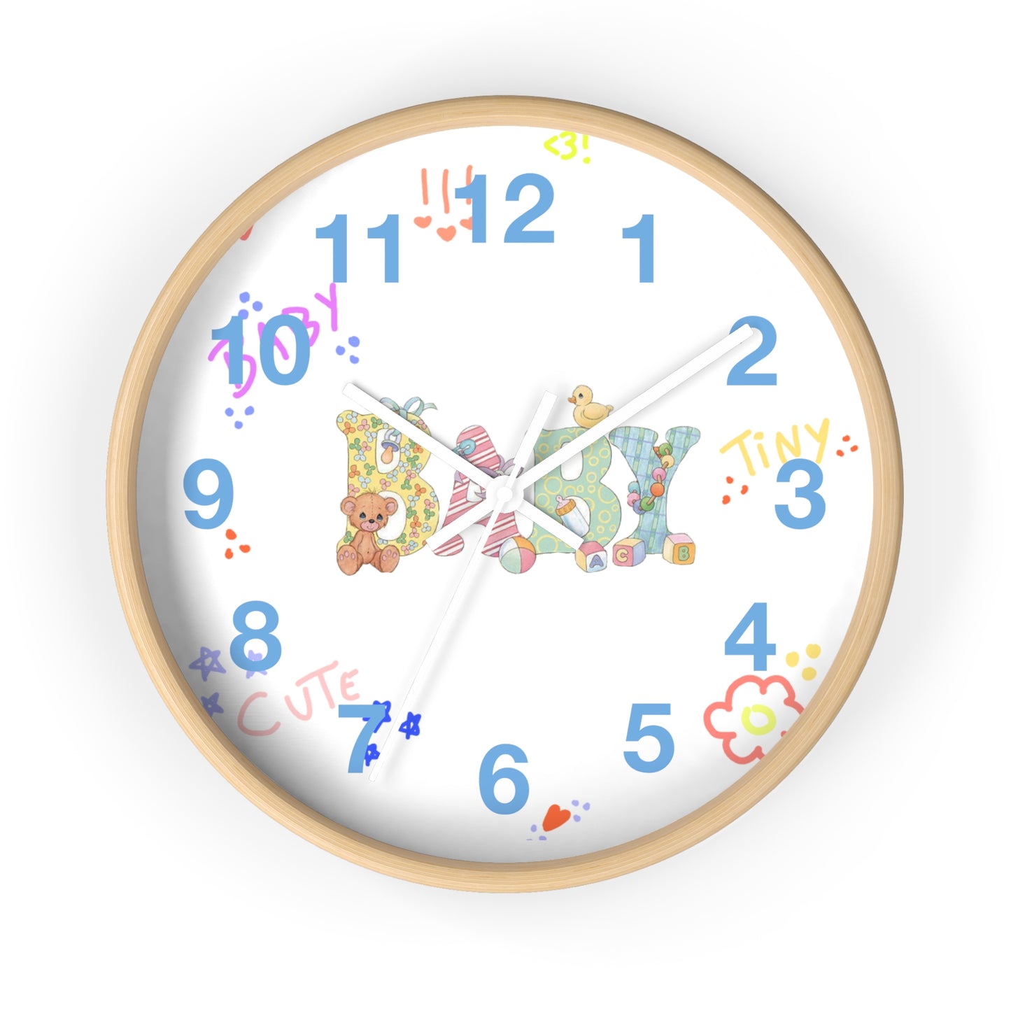 Baby's room wall clock, Baby