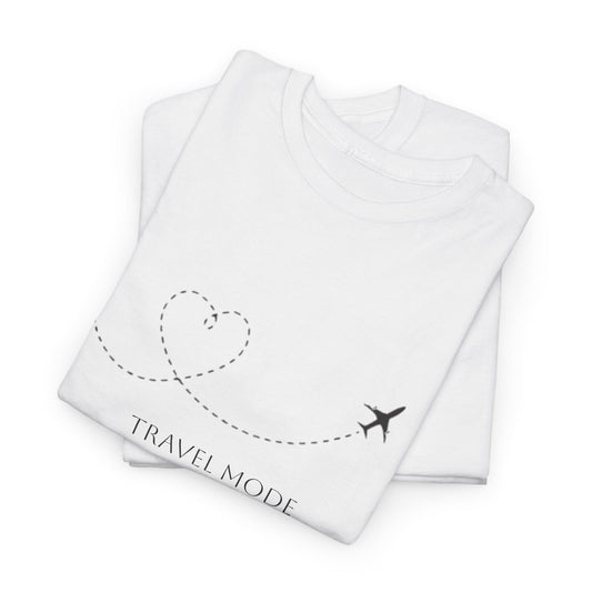 Unisex Heavy Cotton Tee, Travel mode