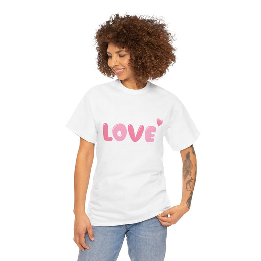 Unisex Heavy Cotton Tee, Love t-shirts