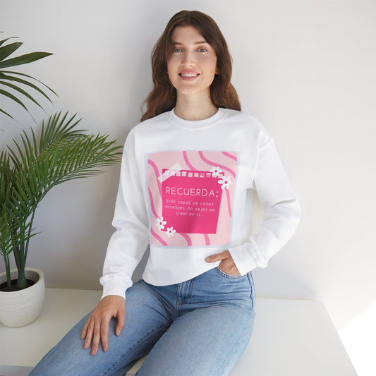 Crewneck Sweatshirt With Unique Designs