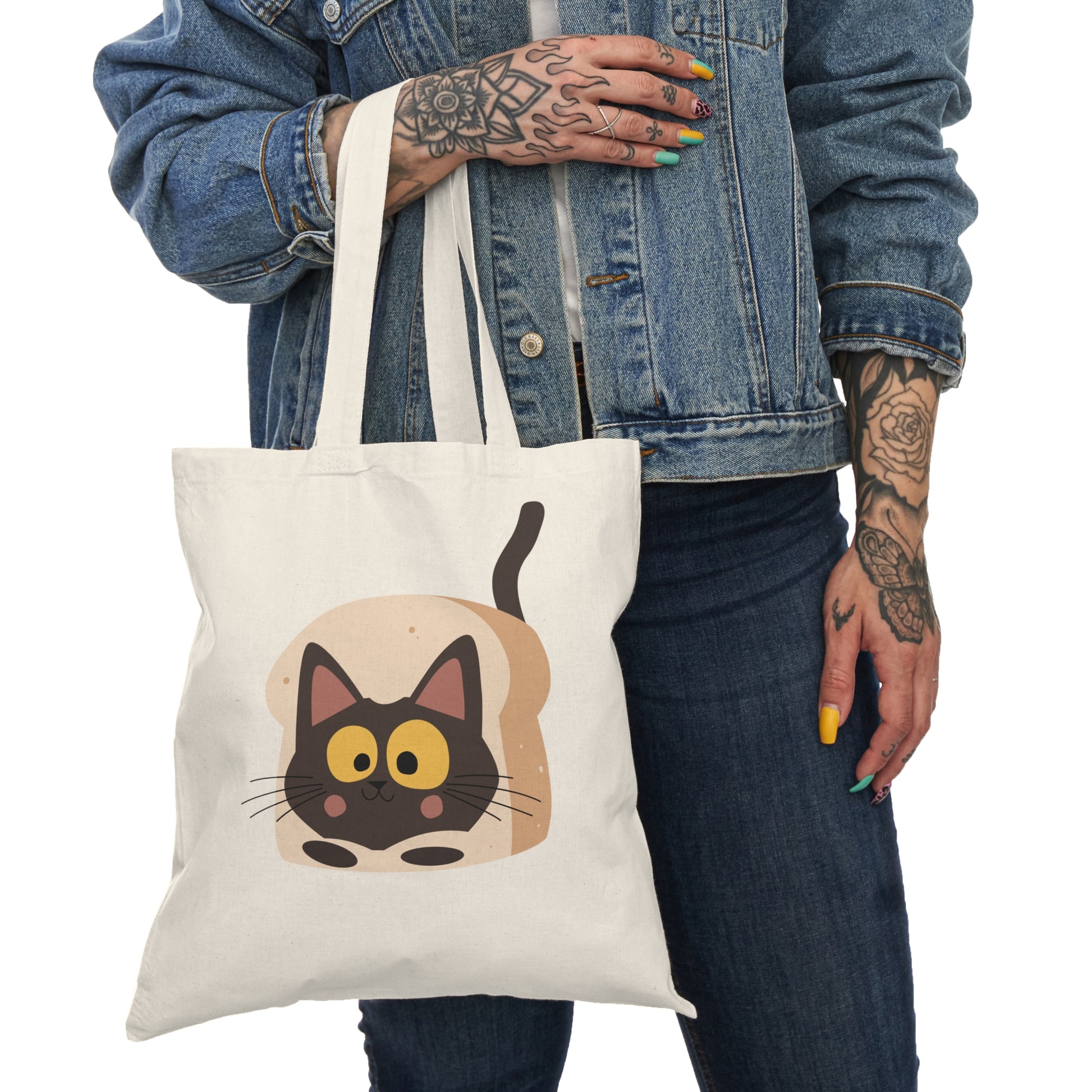 Cat Print Tote Bag