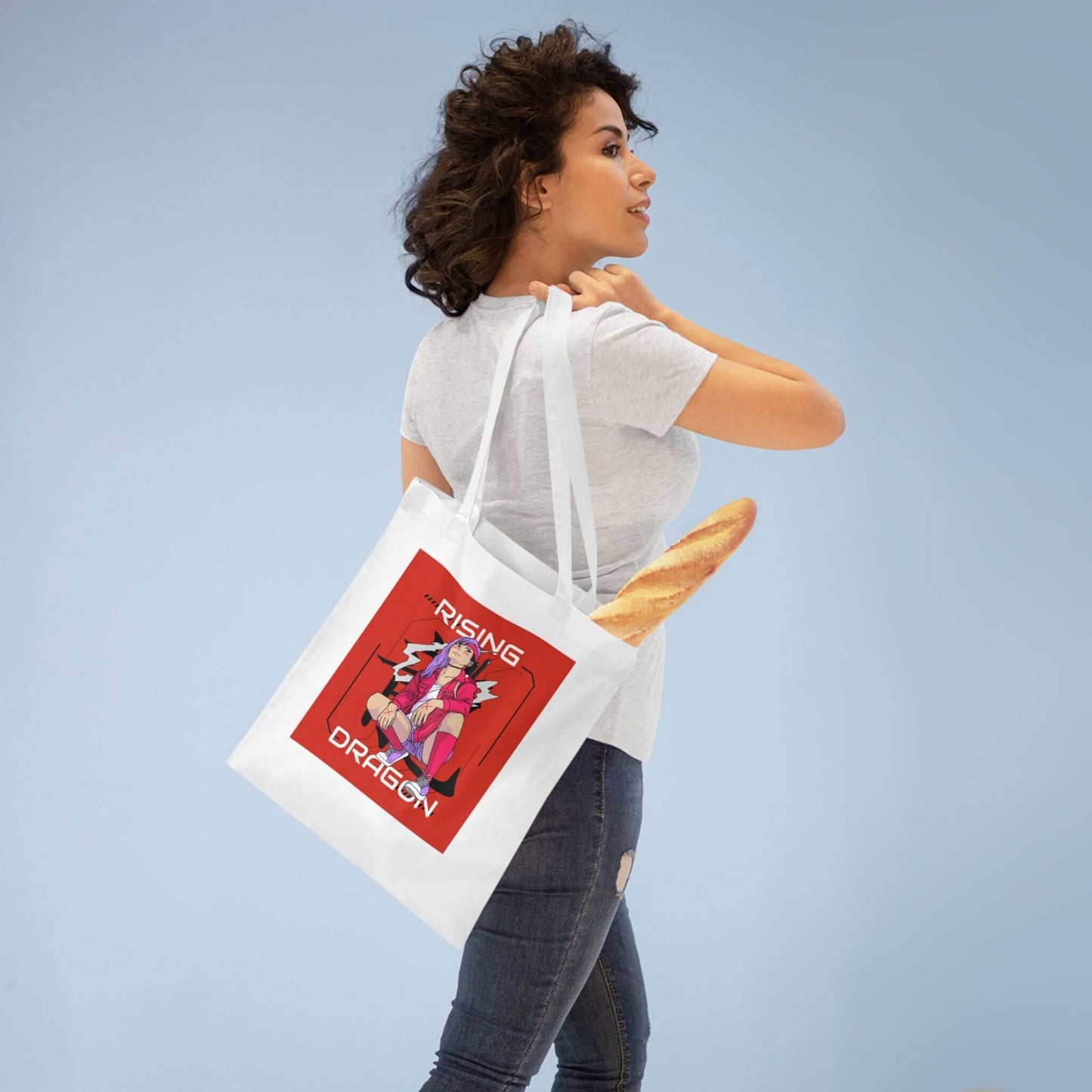Rising Dragon Tote Bag - Stylish & Bold Design for Everyday Use
