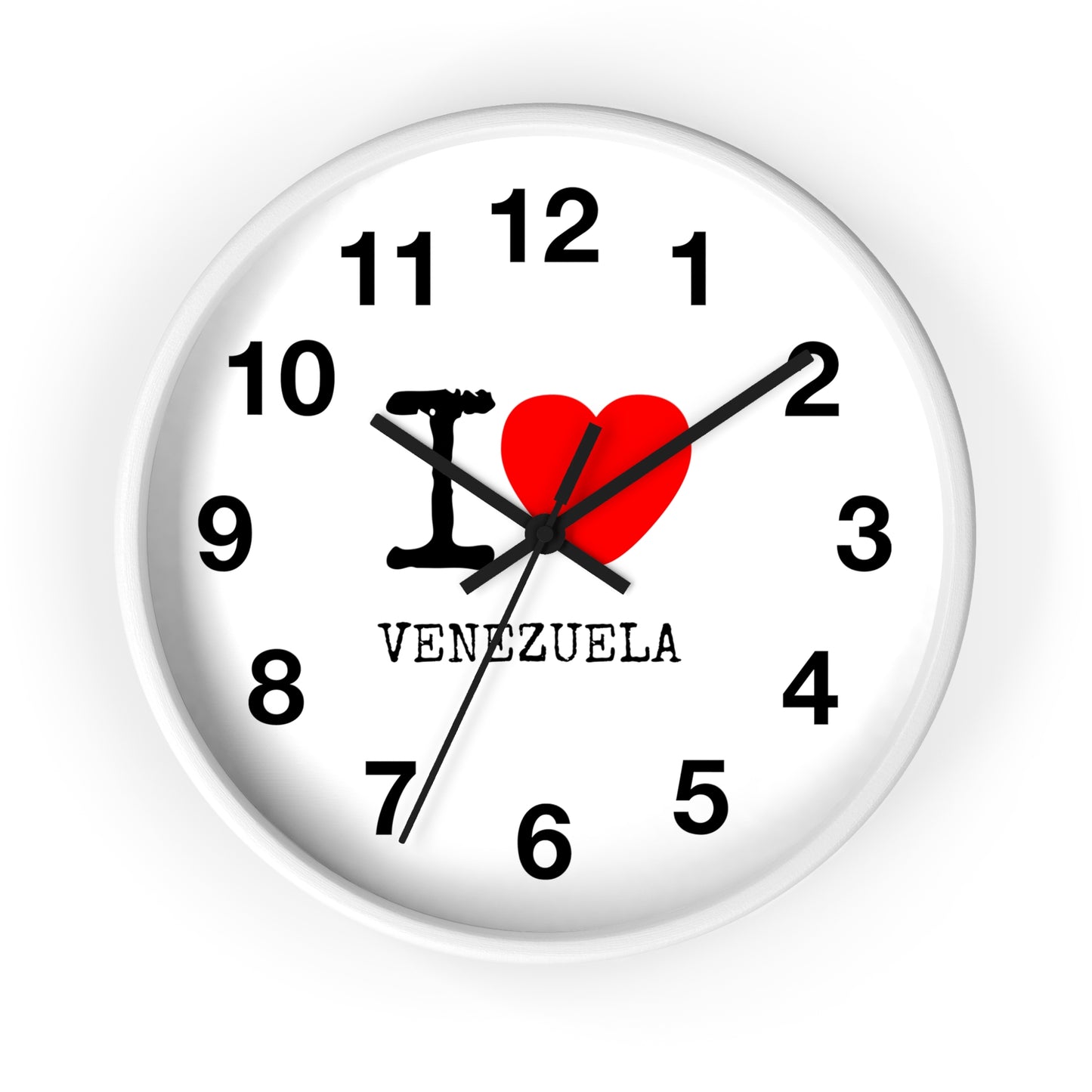 Wall Clock I Love Venezuela