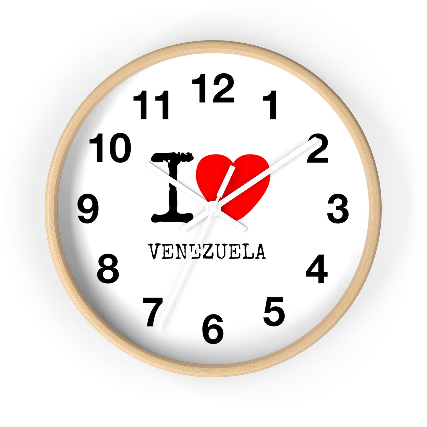 Wall Clock I Love Venezuela