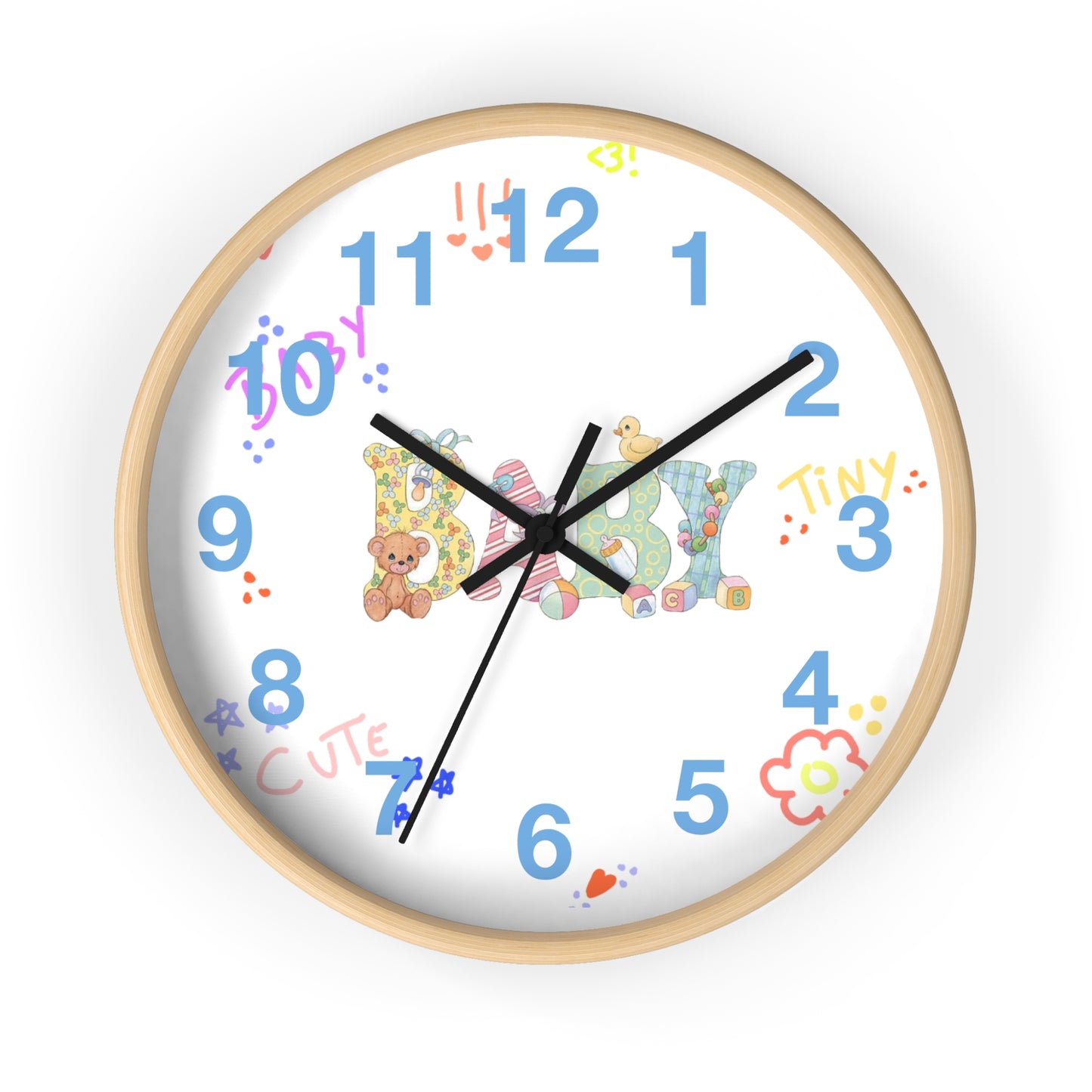 Baby's room wall clock, Baby