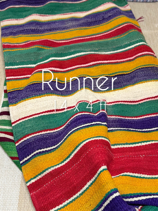 MT3 - Handmade wool artisan runner